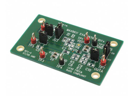 MAX9617EVKIT এমবেডেড সলিউশন 1.5MHz সিঙ্গল চ্যানেল জিরো-ড্রিফট এম্প্লিফায়ার ইভাল্যুয়েশন বোর্ড