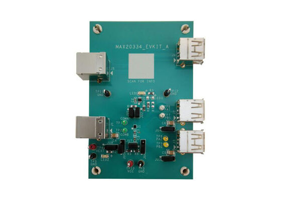 MAX20334EVKIT এম্বেডেড সলিউশনস MAX20334 ডুয়াল SPDT এনালগ সুইচ মূল্যায়ন বোর্ড