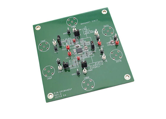MAX44267EVKIT এম্বেডেড সলিউশনস ২.২৫V থেকে ১৫V ৫MHz ডুয়াল চ্যানেল এমপ্লিফায়ার মূল্যায়ন বোর্ড