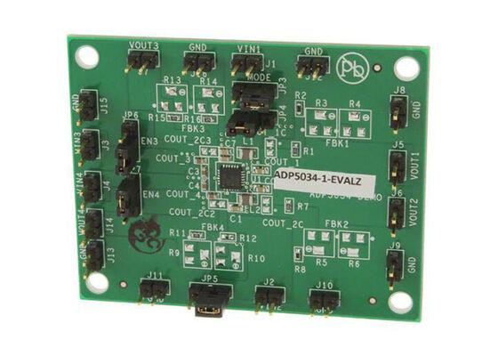 ADP5034-1-EVALZ এমবেডেড সলিউশন Evaluation Board For ADP5034 মাইক্রো পাওয়ার ম্যানেজমেন্ট ইউনিট