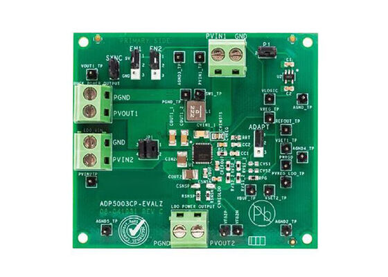 ADP5003CP-EVALZ এমবেডেড সলিউশন Evaluation Board For ADP5003 3A Buck Regulator
