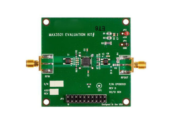 MAX3521EVKIT এমবেডেড সলিউশনস MAX3521 ডোক্সিস ৩.০ আপস্ট্রিম এম্প্লিফায়ার ইভাল্যুয়েশন বোর্ড