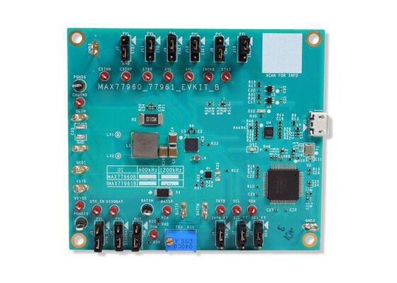 MAX77961BEVKIT12 এমবেডেড সলিউশন MAX77961B ইউএসবি টাইপ-সি বাক-বুস্ট চার্জার মূল্যায়ন কিট