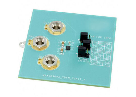 MAX38904AEVK এমবেডেড সলিউশন TDFN Evaluation Kit For MAX38904A Linear Voltage Regulator