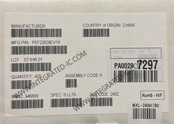 PEF22628EV1X ইএফএম অ্যাপ্লিকেশনের জন্য SHDSL.bis সহ ডুয়াল চ্যানেল SHDSL সিস্টেম-অন-চিপ
