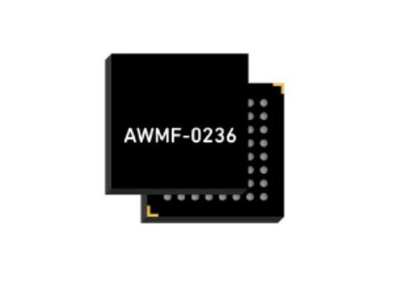 AWMF-0236 5G মডিউল আরএফ বিমফর্মিং আইসি 37GHz থেকে 43.5GHz ডুয়াল পোলারাইজেশন কোয়াড 4x2 বিমফর্মার সহ