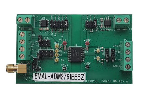 EVAL-ADM2761EEBZ এমবেডেড সলিউশন ADM2763E আইসোলেটেড RS-485 ট্রান্সিভার ইভাল্যুয়েশন বোর্ড