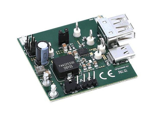 TPS25868Q1EVM-162 এমবেডেড সলিউশন TPS25868-Q1 ইউএসবি টাইপ-সি + টাইপ-এ চার্জিং পোর্ট নিয়ামক মূল্যায়ন মডিউল