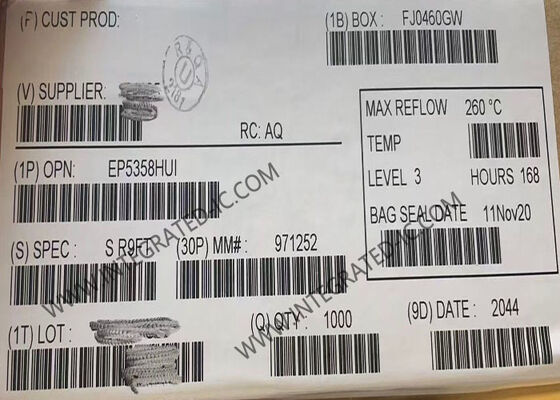 EP5358HUI ইন্টিগ্রেটেড সার্কিট চিপ PowerSoC 600mA আউটপুট বর্তমান 5 MHz সুইচিং ফ্রিকোয়েন্সি এবং ইন্টিগ্রেটেড ইন্ডাক্টর সহ