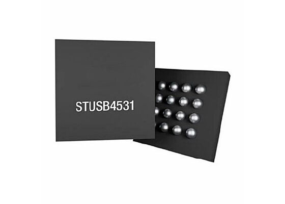 STUSB4531QTR ইন্টিগ্রেটেড সার্কিট চিপ 3.3V থেকে 23V I2C ইন্টারফেস স্ট্যান্ডঅ্যালোন সিঙ্ক ইউএসবি পিডি কন্ট্রোলার