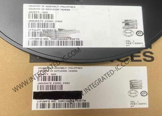 HMC589AST89E ইন্টিগ্রেটেড সার্কিট চিপ InGaP HBT MMIC অ্যামপ্লিফায়ার, ২১ ডিবি গেইন এবং ডিসি থেকে ৪ গিগাহার্টজ ফ্রিকোয়েন্সি রেঞ্জ সহ