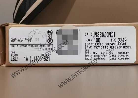 LP8863ADCPRQ1 ইন্টিগ্রেটেড সার্কিট চিপ অটোমোটিভ গ্রেড এলইডি ড্রাইভার ছয় 150-mA চ্যানেল এবং 3V থেকে 48V সরবরাহ ভোল্টেজ সঙ্গে