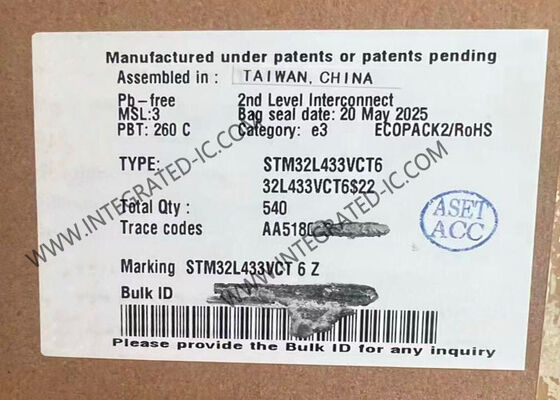 STM32L433VCT6 ARM মাইক্রোকন্ট্রোলার MCU 32-বিট সিঙ্গল-কোর 80MHz