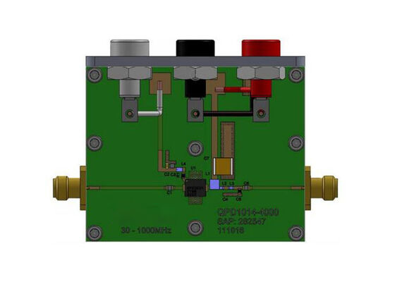 QPD1014AEVB এমবেডেড সলিউশনস QPD1014A GaN ইনপুট ম্যাচড ট্রানজিস্টর ইভালুয়েশন বোর্ড