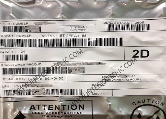XC7VX415T-2FFG1158I 640MHz ফিল্ড প্রোগ্রামযোগ্য গেট অ্যারে FPGA প্রোগ্রামযোগ্য লজিক আইসি