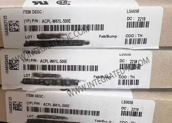 ACPL-W61L-500E 5000Vrms আইসোলেশন ইন্টিগ্রেটেড সার্কিট চিপ সহ কম শক্তির 10MBd ডিজিটাল সিএমওএস অপ্টোক্যাপলার