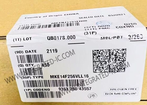MKE14F256VLL16 মাইক্রোকন্ট্রোলার এমসিইউ কিনেটিস ১৬৮মেগাহার্টজ আর্ম কর্টেক্স-এম৪ মাইক্রোকন্ট্রোলার ক্যান সহ