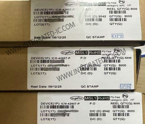 ICM-42607-P সেন্সর আইসি প্রিমিয়াম পারফরম্যান্স ৬-অ্যাক্সিস MEMS মোশন ট্র্যাকিং IMU LGA-14