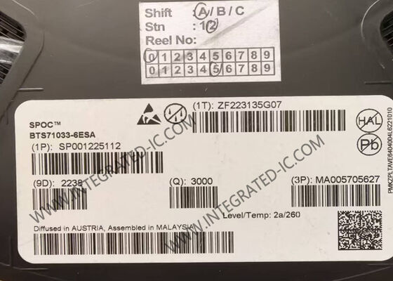 BTS71033-6ESA ইন্টিগ্রেটেড সার্কিট চিপ 6 আউটপুট SPI পাওয়ার কন্ট্রোলার PG-TSDSO-24