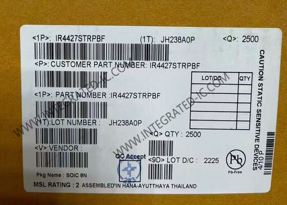 IR4427STRPBF ইন্টিগ্রেটেড সার্কিট চিপ 25V ডুয়াল লো-সাইড গেট ড্রাইভার আইসি SOIC-8