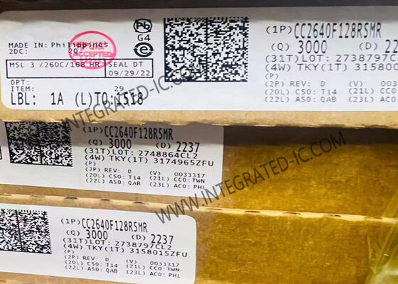 মাইক্রোকন্ট্রোলার এমসিইউ CC2640F128RSMR SimpleLink 32-বিট আর্ম কর্টেক্স-এম 3 ওয়্যারলেস এমসিইউ
