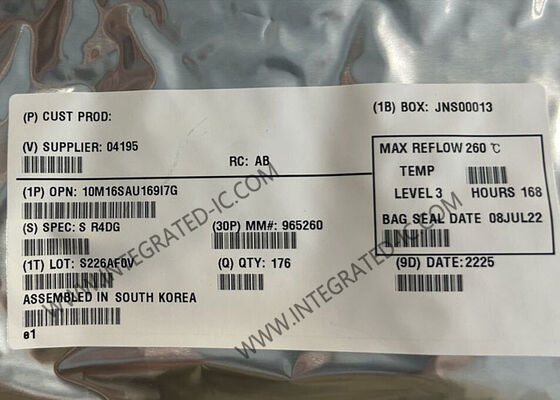 ফিল্ড প্রোগ্রামযোগ্য গেট অ্যারে 10M16SAU169I7G IC FPGA 169-LFBGA MAX 10 ফিল্ড প্রোগ্রামযোগ্য গেট অ্যারে