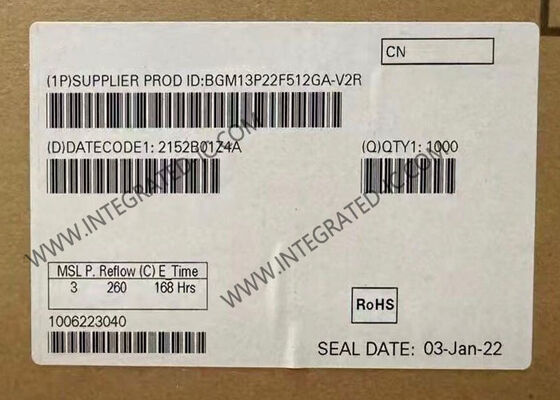 BGM13P22F512GA-V2R ওয়্যারলেস কমিউনিকেশন মডিউল BT লো এনার্জি EFR32BG13 ভিত্তিক মডিউল