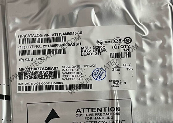 400MHz ARM926EJ-S কোর এবং 32-বিট প্রসেসিং সহ AT91SAM9G15-CU মাইক্রোকন্ট্রোলার MCU