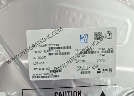 FT230XS ইন্টিগ্রেটেড সার্কিট চিপ ইউএসবি 2.0 ফুল স্পিড টু ইউএআরটি আইসি 3 এমবিএড ডাটা রেট এবং ইউএসবি চার্জার সনাক্তকরণ সহ