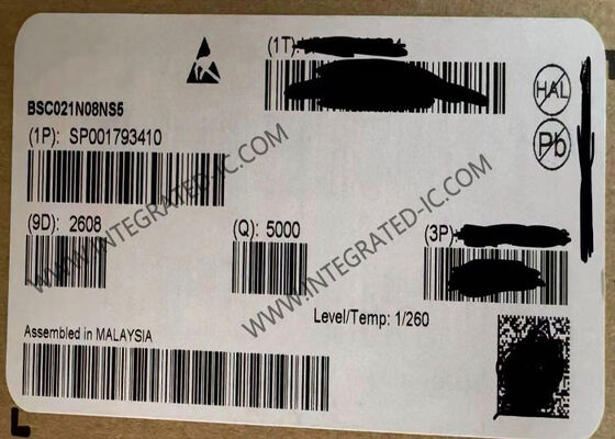 BSC021N08NS5 80V N-Channel OptiMOSTM পাওয়ার MOSFET ট্রানজিস্টর সুপারএসও 8 প্যাকেজে 226A ক্রমাগত ড্রেন বর্তমান সহ