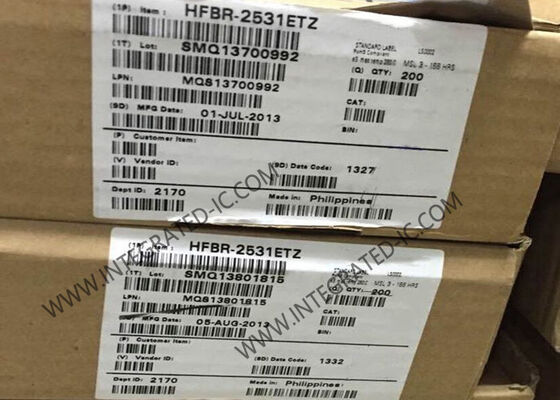 HFBR-2531ETZ ফাইবার অপটিক রিসিভার 5MBd ডেটা রেট 660nm তরঙ্গদৈর্ঘ্য প্লাস্টিক ফাইবার অপটিক ভার্সেটাইল লিঙ্ক