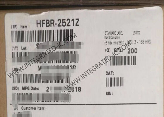 HFBR-2521Z 5MBd ডেটা রেট 660nm তরঙ্গদৈর্ঘ্য ফাইবার অপটিক রিসিভার শিল্প অ্যাপ্লিকেশন জন্য