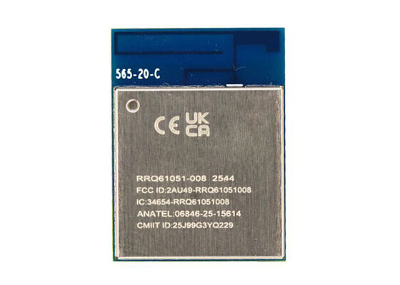 RRQ61051-008 ওয়্যারলেস কমিউনিকেশন মডিউল 160MHz অতি-নিম্ন শক্তি Wi-Fi 6 এবং BT LE কম্বো মডিউল
