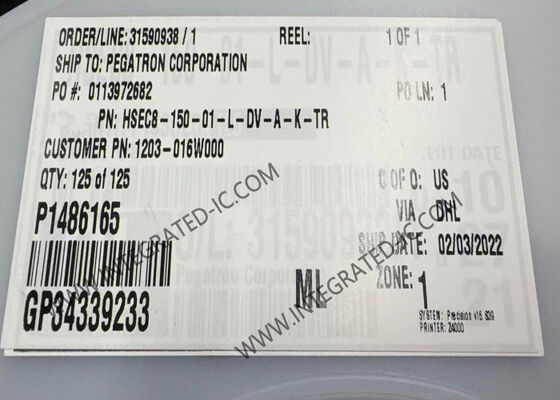 HSEC8-150-01-L-DV-A-K-TR 28Gbps হাই-স্পিড এজ কার্ড সংযোগকারী 100 অবস্থান এবং 0.8 মিমি পিচ সহ