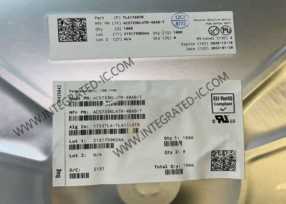 ACS733KLATR-40AB-T 1MHz ব্যান্ডউইথ 40A কারেন্ট সেন্সিং গ্যালভানিক্যালি আইসোলেটেড হল ইফেক্ট সেন্সর IC SOIC-16