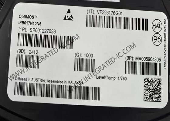 IPB017N10N5 এনহ্যান্সমেন্ট MOSFET ট্রানজিস্টর 100V 180A ইন্টিগ্রেটেড সার্কিট চিপ