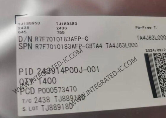 R7F7010183AFP AHL ক্যামেরা RH850/F1L MCU সহ 32-বিট সাধারণ উদ্দেশ্য মাইক্রোকন্ট্রোলার MCU