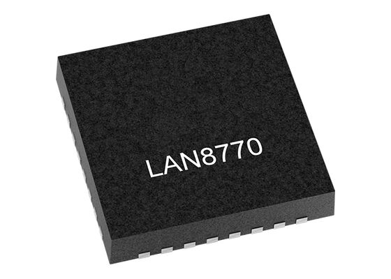 LAN8770MT-I/PRA ইথারনেট আইসি সিঙ্গল পোর্ট 1.1V 100Mbps VelocityDRIVETM ইথারনেট ট্রান্সিভার
