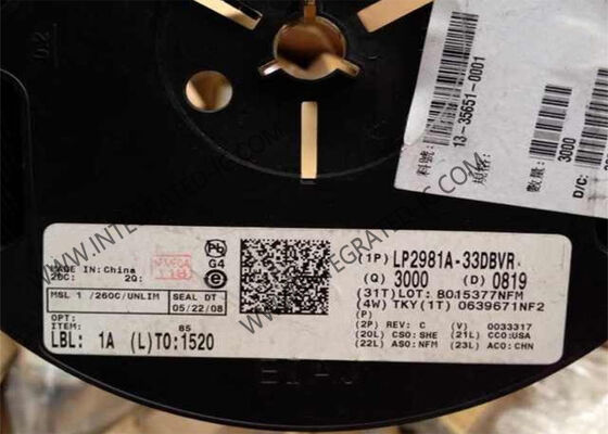 LP2981A-33DBVR ইন্টিগ্রেটেড সার্কিট চিপ 100mA 16V লো-ড্রপআউট ভোল্টেজ রেগুলেটর উচ্চ-নির্ভুলতা ও সক্ষমতা সহ