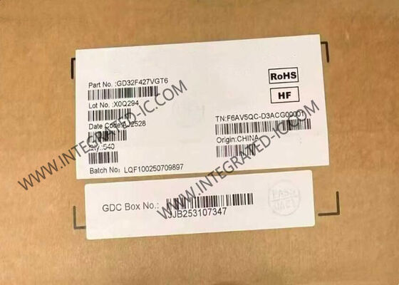 GD32F427VGT6 ২.৬ ভোল্ট থেকে ৩.৬ ভোল্ট পর্যন্ত গ্রাফিক প্রদর্শনের জন্য ২০০ মেগাহার্টজ আর্ম কর্টেক্স-এম৪ সহ ৩২-বিট এমসিইউ