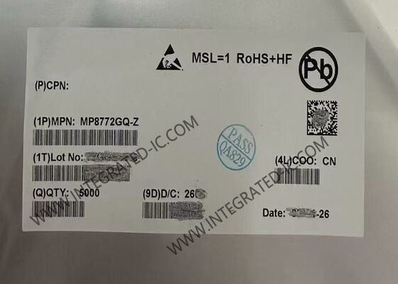 MP8772GQ Integrated Circuit Chip 12A 17V 700kHz Synchronous Step-Down Converter With PG And External Soft Start
