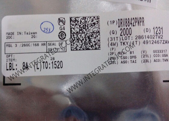 DRV8842PWPR Integrated Circuit Chip 47V 5A H-Bridge Motor Driver With Current Regulation