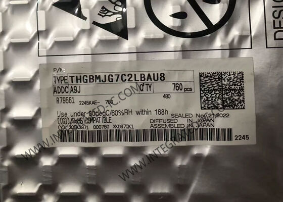 ইলেকট্রনিক ইন্টিগ্রেটেড সার্কিট THGBMJG7C2LBAU8 128Gbit eMMC ফ্ল্যাশ মেমরি আইসি