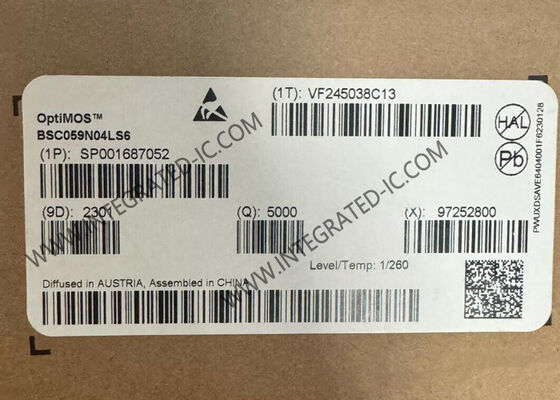 BSC059N04LS6 40V OptiMOS 6 পাওয়ার MOSFET ট্রানজিস্টর ইন্টিগ্রেটেড সার্কিট চিপ SuperSO8 5x6 প্যাকেজ
