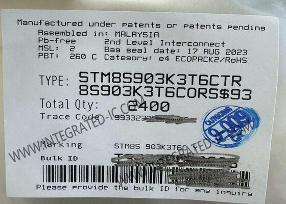 STM8S903K3T6CTR Microcontroller MCU STM8S Mainstream 8-Bit 16MHz Microcontroller