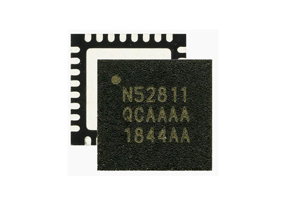 BT 5.3 NRF52811-QCAA-R নিম্ন শক্তির SoC IC সমর্থনকারী NRF52811 QFN32