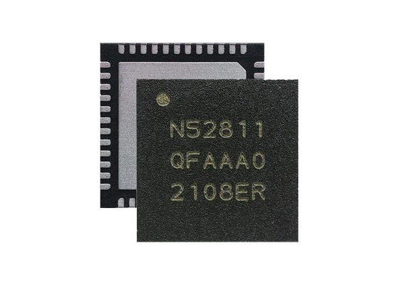 NRF52811-QFAA-R BT IC 2.4GHz নিম্ন শক্তি BT 5.4 SoC QFN48 BT 5.4 সিস্টেম অন চিপ