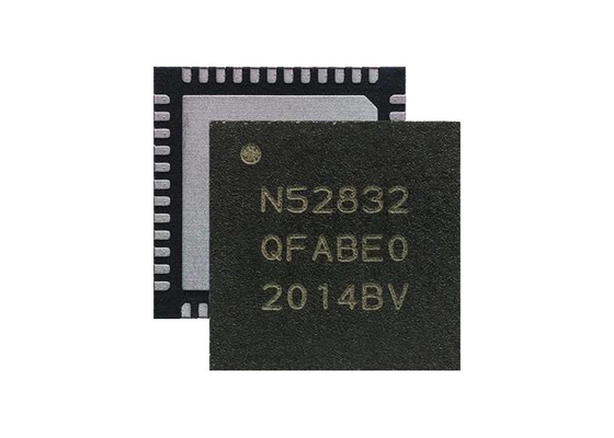 NRF52832-QFAB-R বহুমুখী BT 5.3 SoC NRF52832 BT নিম্ন শক্তি QFN48