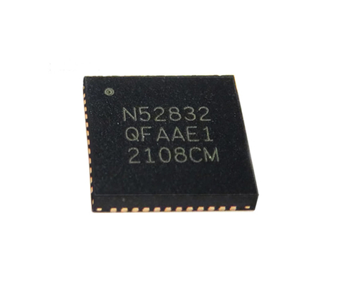 মাল্টিপ্রটোকল আরএফ সিস্টেম অন চিপ NRF52832-QFAA-R NRF52832 BT স্মার্ট 2.4GHz SoC