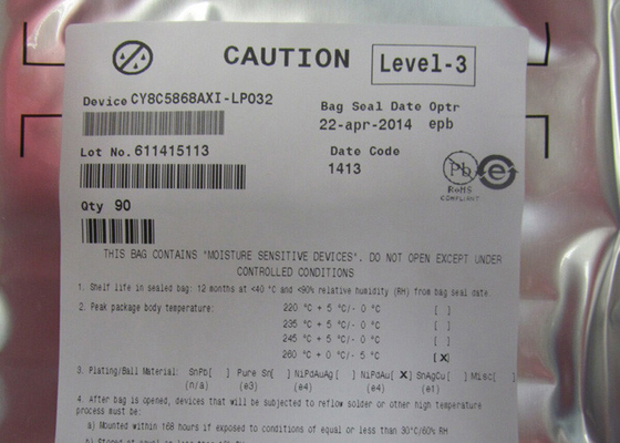CY8C5868AXI-LP032 মাইক্রোকন্ট্রোলার MCU 256kB ফ্ল্যাশ মাইক্রোকন্ট্রোলার 67MHz এমবিডেড MCU